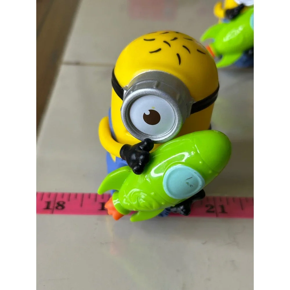 Set of 3 McDonalds Minion Toy Rocket 2017 Universal‎ Studios